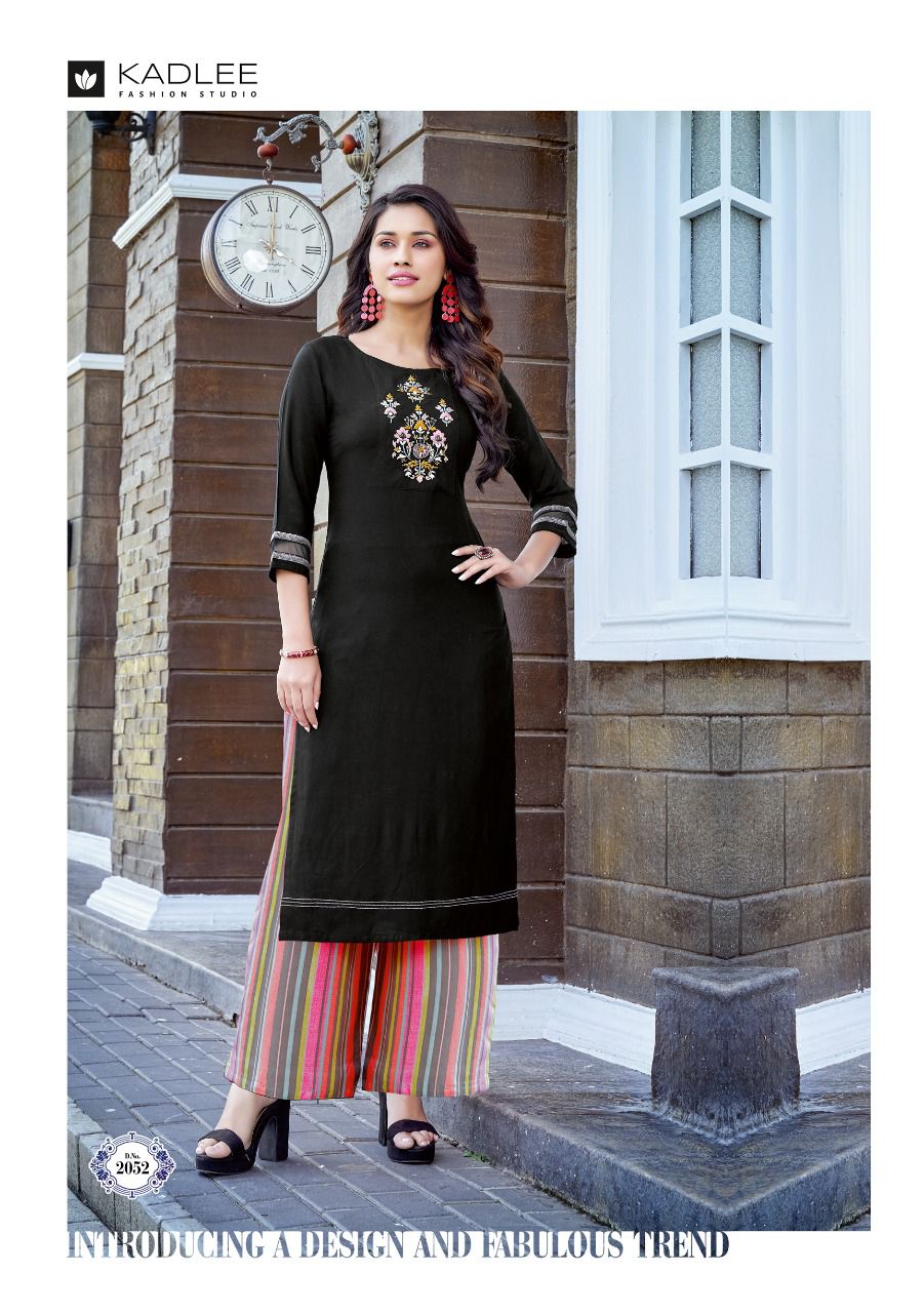 Kadlee Pankh 7 Nx Daily Wear Wholesale Kurti With Bottom 
